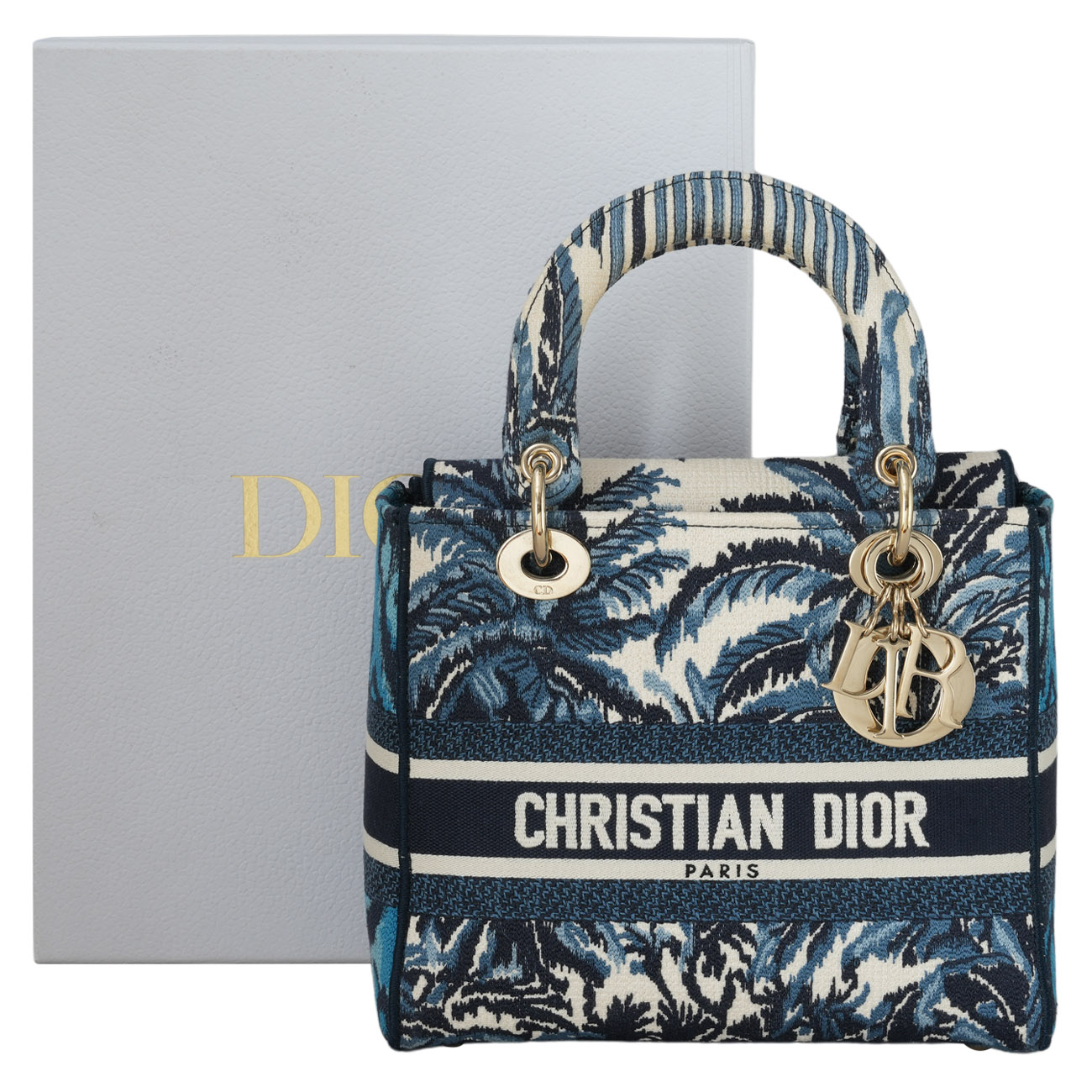CHRISTIAN DIOR(USED)크리스찬디올 레이디 D LITE 미디엄 백